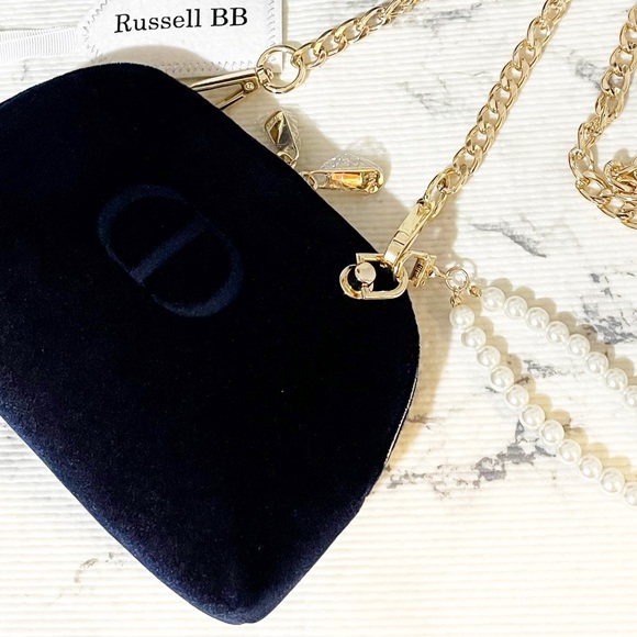 Dior Beauty Blue Velvet Mini Bag - Picture 5 of 11